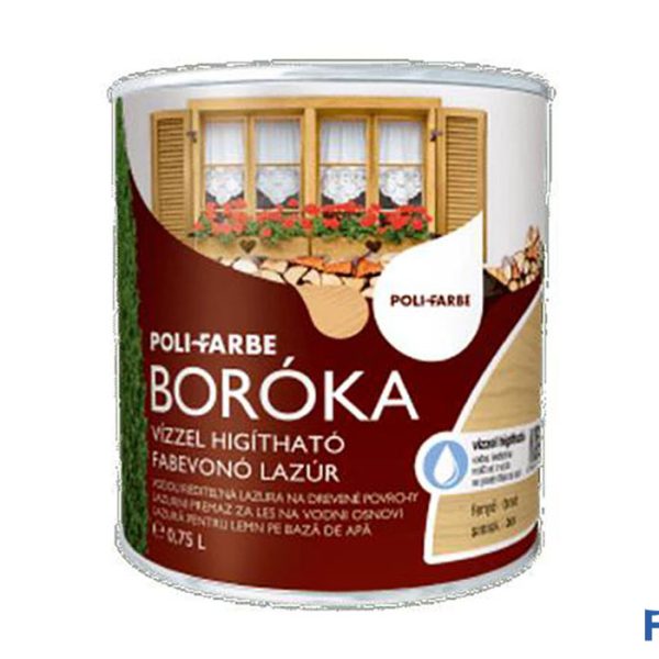 Boróka Fabevonó Vastaglazúr (15 szín) - 0,75 liter (Festékek, Lazúrok kategória) a Fess Festékszakáruház kínálatából