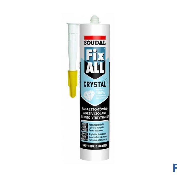 Soudal Fix All Crystal 290 ml (Tömítők, ragasztók, Ragasztás, Tömítés kategória) a Fess Festékszakáruház kínálatából
