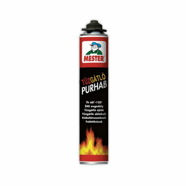 Mester tűzgátló purhab (szerelőhab) 750ml (Tömítők