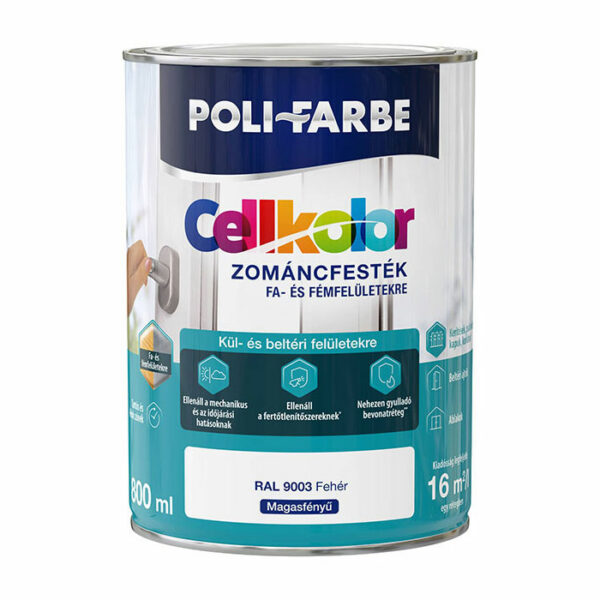 Poli-Farbe Cellkolor zománcfesték - magasfényű (Egyéb festékek és kiegészítők kategória) a Fess Festékszakáruház kínálatából