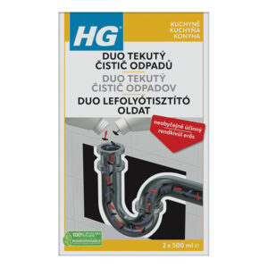 HG duo lefolyótisztító 2x500 ml